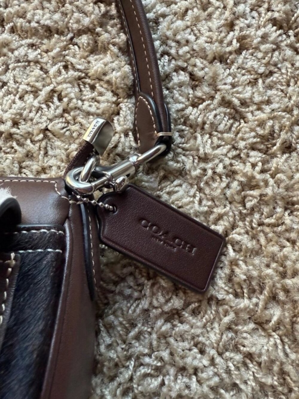 coach Ashton Bag With Cow Print CCC83 - Picture 2 of 7